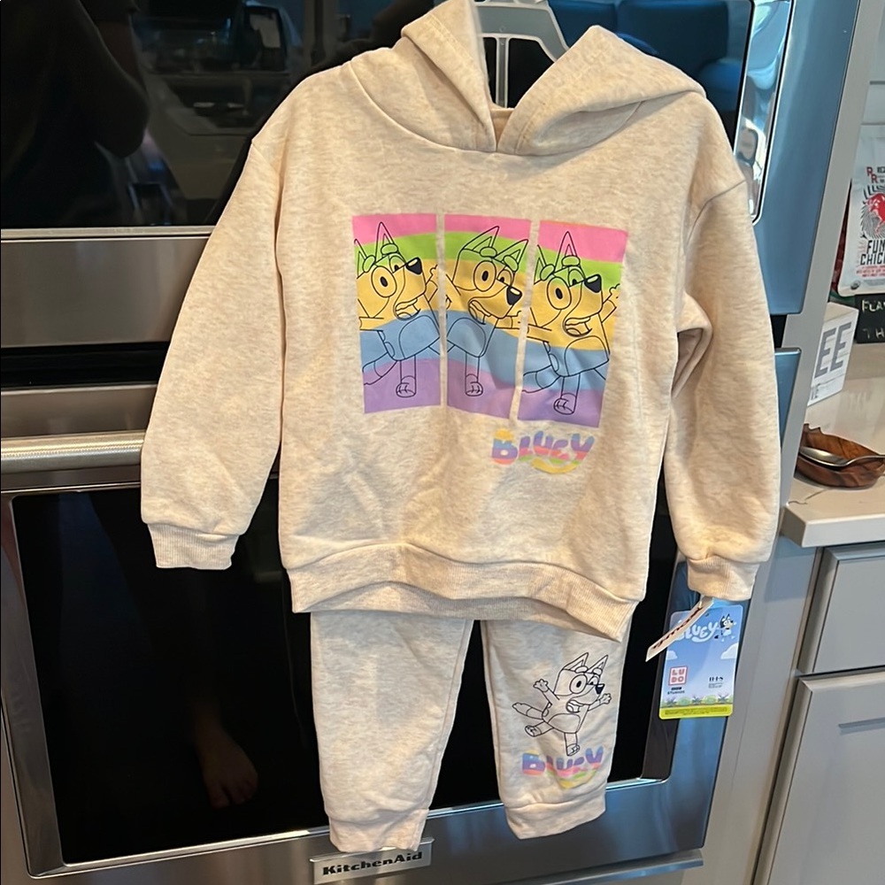 Bluey Kids Hoodie and Sweatpants/Joggers Set